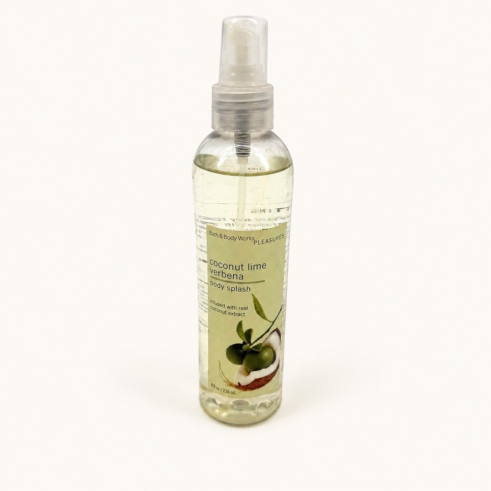 Bath & Body Works Pleasures Coconut Lime Verbena Body Splash 8oz / 236 ml RARE